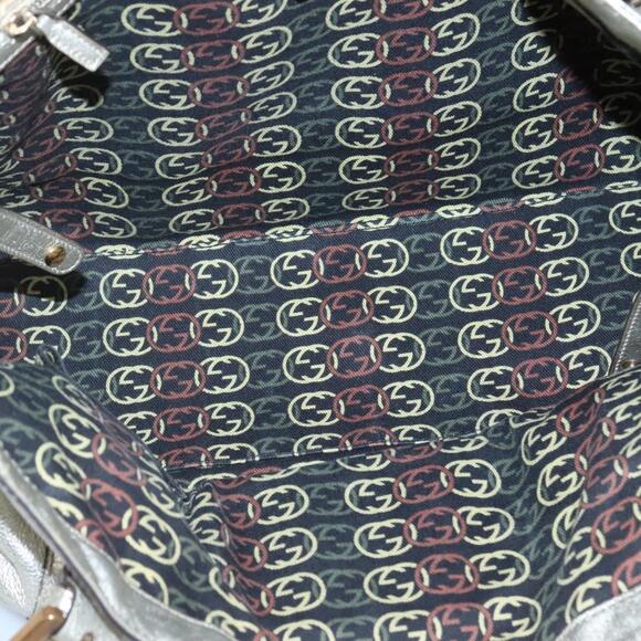 GUCCI Interlocking Tote Bag Leather Gold - Picture 15 of 16